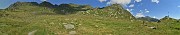 85 Dal Rif. Balicco bella vista panoramica  verso la Bocchetta di Budria salita e i monti circostanti